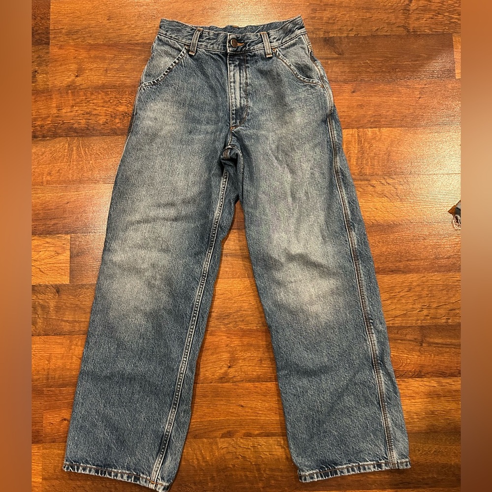 6397 Wide Leg Jeans Women’s Size 23 Cotton Blend Mid Rise